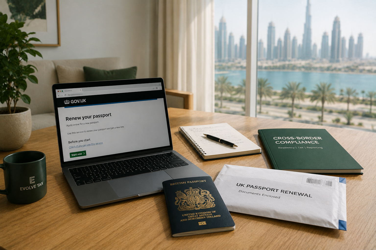 Renewing Your UK Passport While Living in UAE. Impact on Your Tax Residency Status (2026 Perspective)