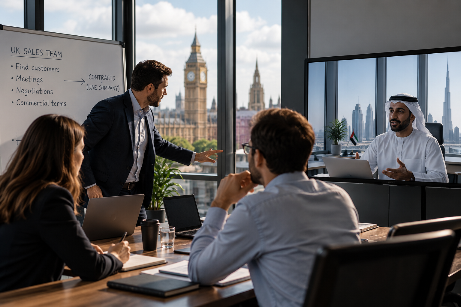 Can Your UK Sales Team Create a UK PE for Your UAE Company?